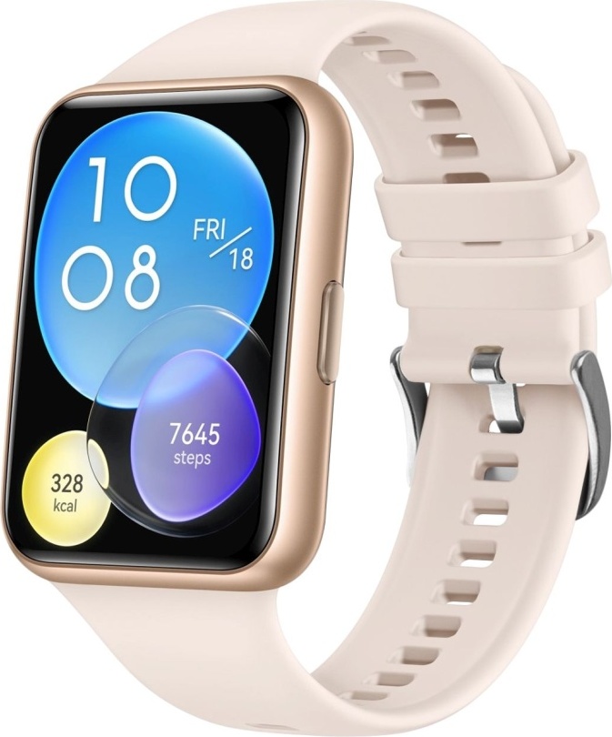 Silikonový řemínek FIXED Silicone Strap pro Huawei Watch Fit 2/Fit 2 Classic, růžový