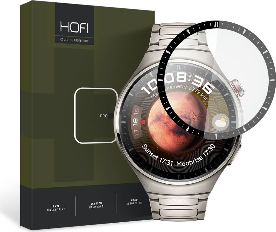 Hybridní sklo HOFI HYBRID PRO+ HUAWEI WATCH 4 PRO (48 MM) BLACK