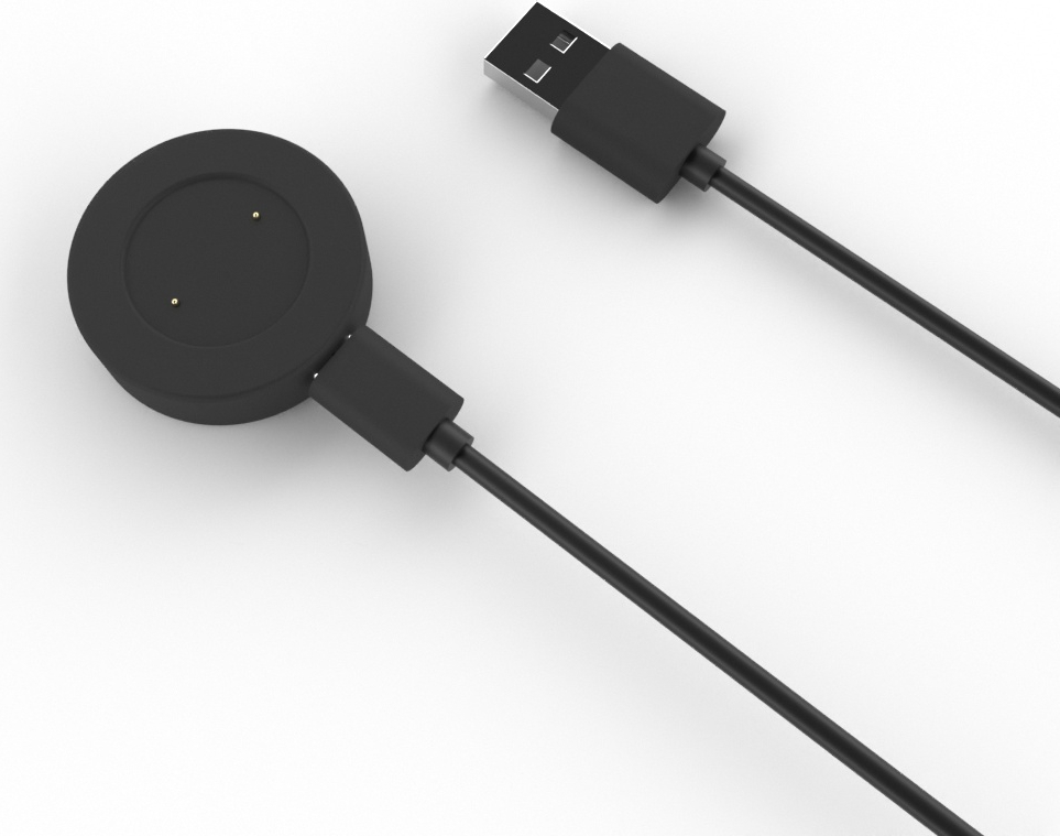 Nabíjecí USB-A kabel FIXED pro Huawei Watch GT 2 (42/46 mm), černý