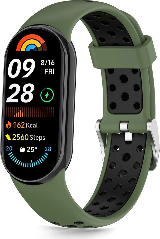 TECH-PROTECT ICONBAND AIR XIAOMI SMART BAND 8 / 9 / 10 / NFC GREEN/BLACK