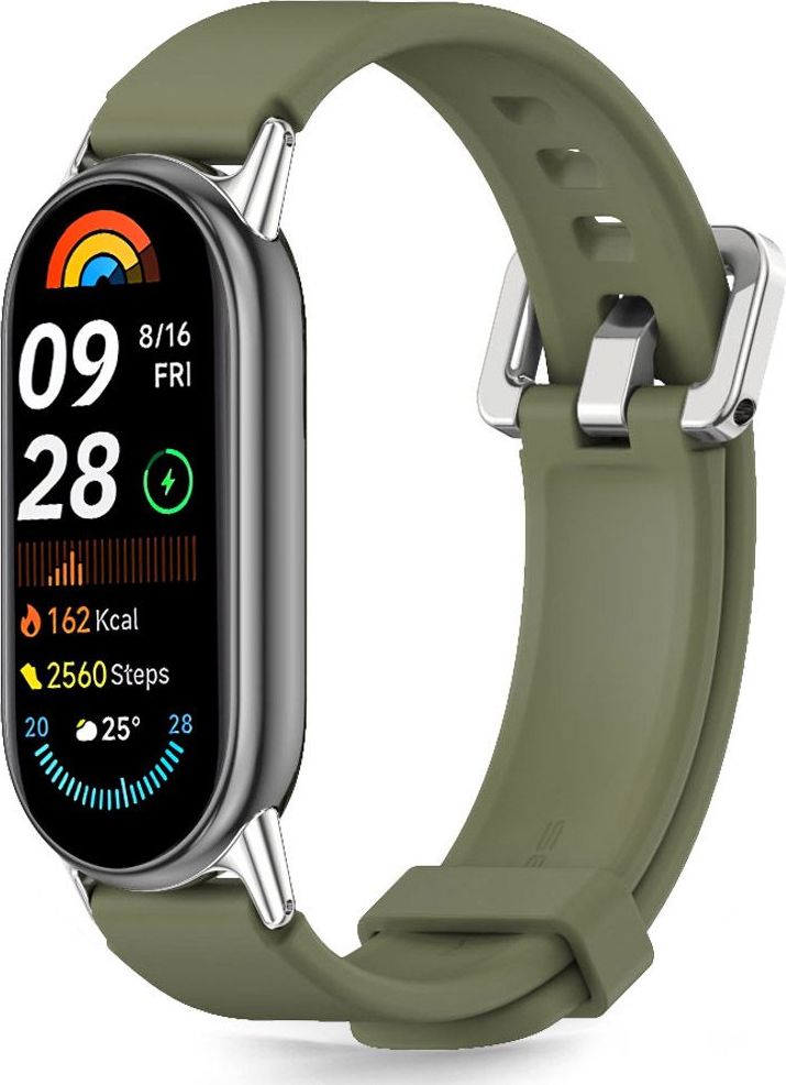 TECH-PROTECT ICONBAND CLASSIC XIAOMI SMART BAND 8 / 9 / 10 / NFC ARMY GREEN