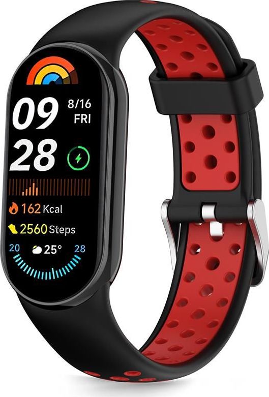 TECH-PROTECT ICONBAND AIR XIAOMI SMART BAND 8 / 9 / 10 / NFC BLACK/RED