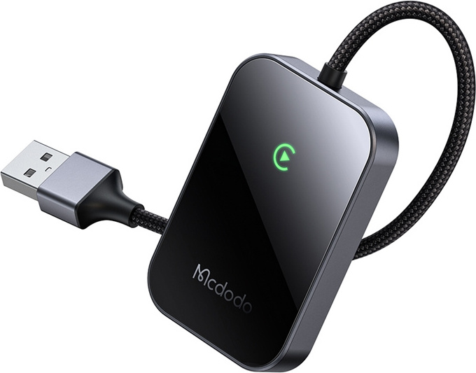 Bezdrátový adaptér CarPlay s kabelem USB McDodo CA-7210 černý