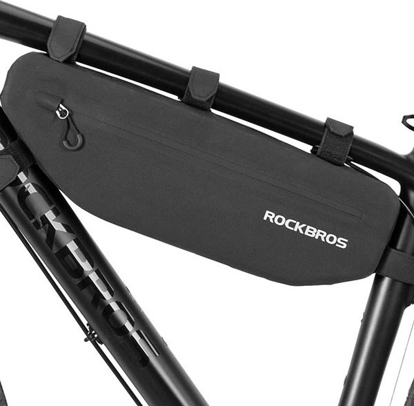 Cyklistický vak Rockbros AS-043 se suchým zipem 3l - černý