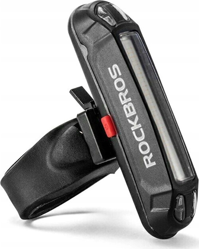 Zadní světlo na kolo Rockbros A54BK + kabel Micro USB - USB-A - černá