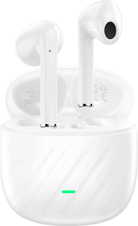 Bezdrátová sluchátka do uší Dudao U14+ TWS Bluetooth 5.3 - bílá