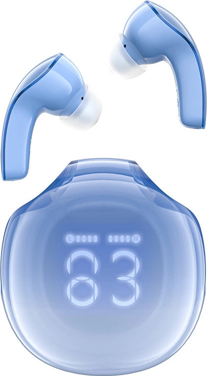 Sluchátka TWS Acefast T9, Bluetooth 5.3, IPX4 (ledovcově modrá)
