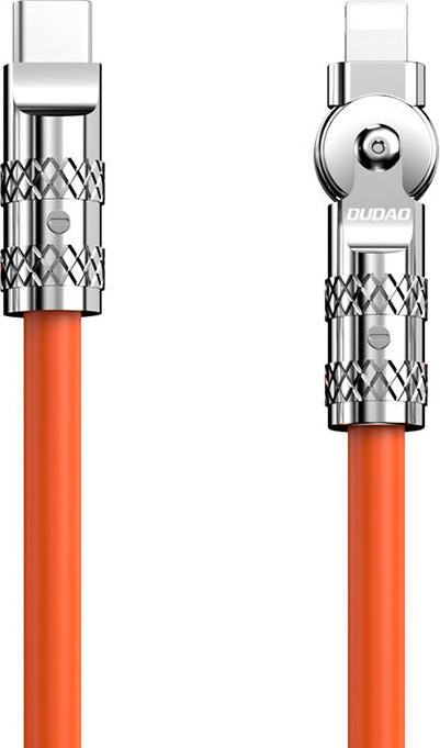 Otočný kabel USB-C na Lightning Dudao L24CL 120W 1m (oranžový)