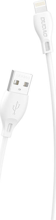 Dudao cable USB / Lightning 2.1A cable 2m white (L4L 2m white)