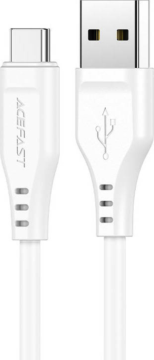 Acefast USB cable - USB Type C 1.2m, 3A white (C3-04 white)