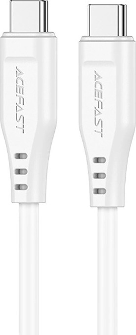 Acefast C3-03 USB-C - USB-C PD QC cable 60W 3A 480Mb/s 1.2m - white