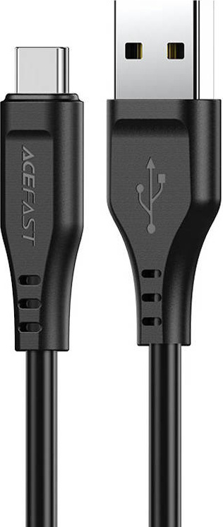 Acefast USB cable - USB Type C 1.2m, 3A black (C3-04 black)