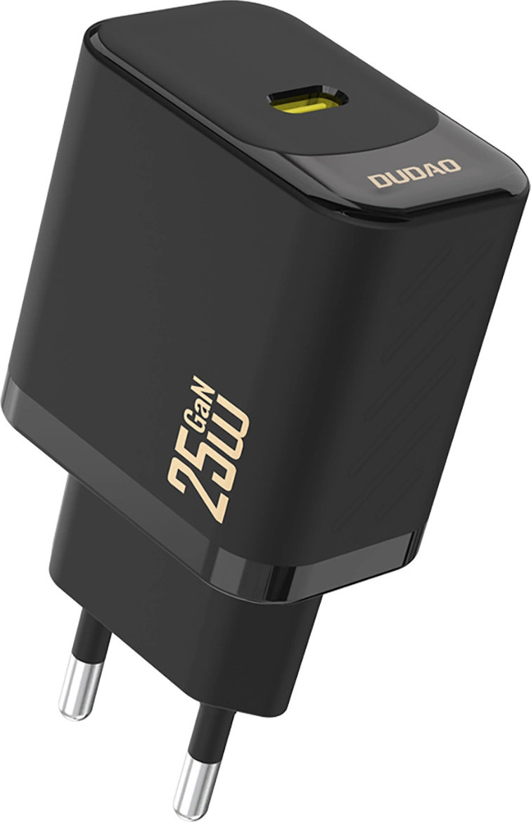Nabíječka Dudao A27 25W GaN USB-C do zásuvky - černá