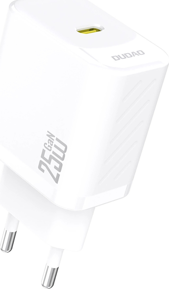 Nabíječka Dudao A27 25W GaN USB-C do zásuvky - bílá