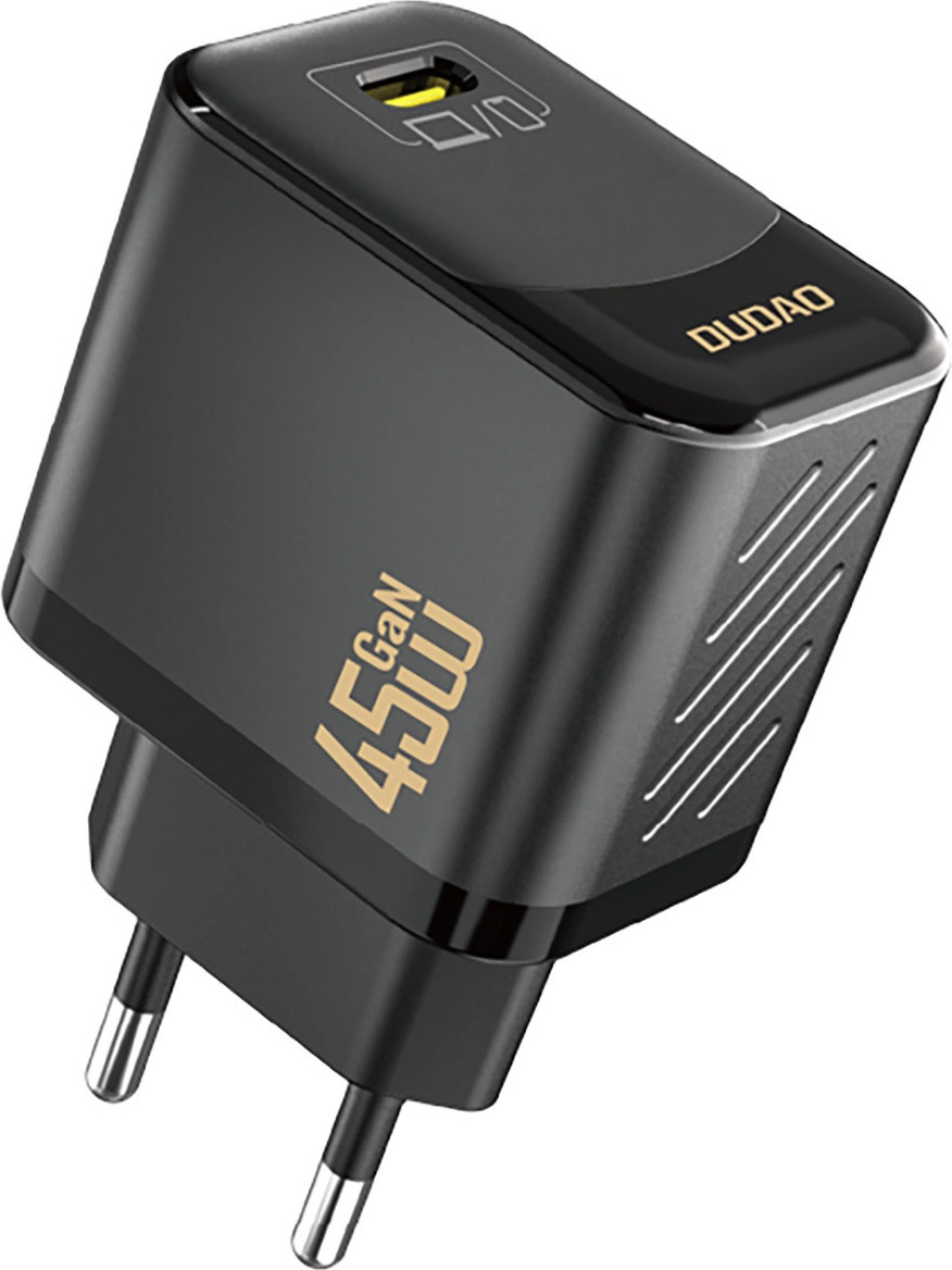 Nabíječka Dudao A28 45W GaN USB-C do zásuvky - černá