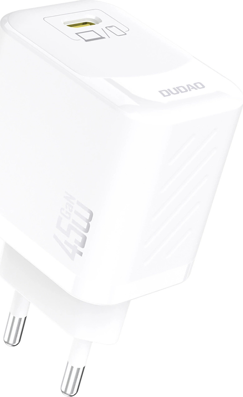 Nabíječka Dudao A28 45W GaN USB-C do zásuvky - bílá
