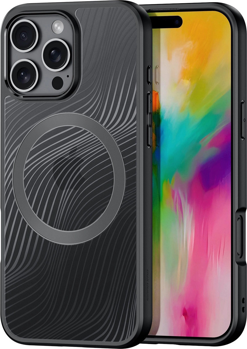 Pouzdro Dux Ducis Aimo Mag s MagSafe pro iPhone 16 Pro Max - černé