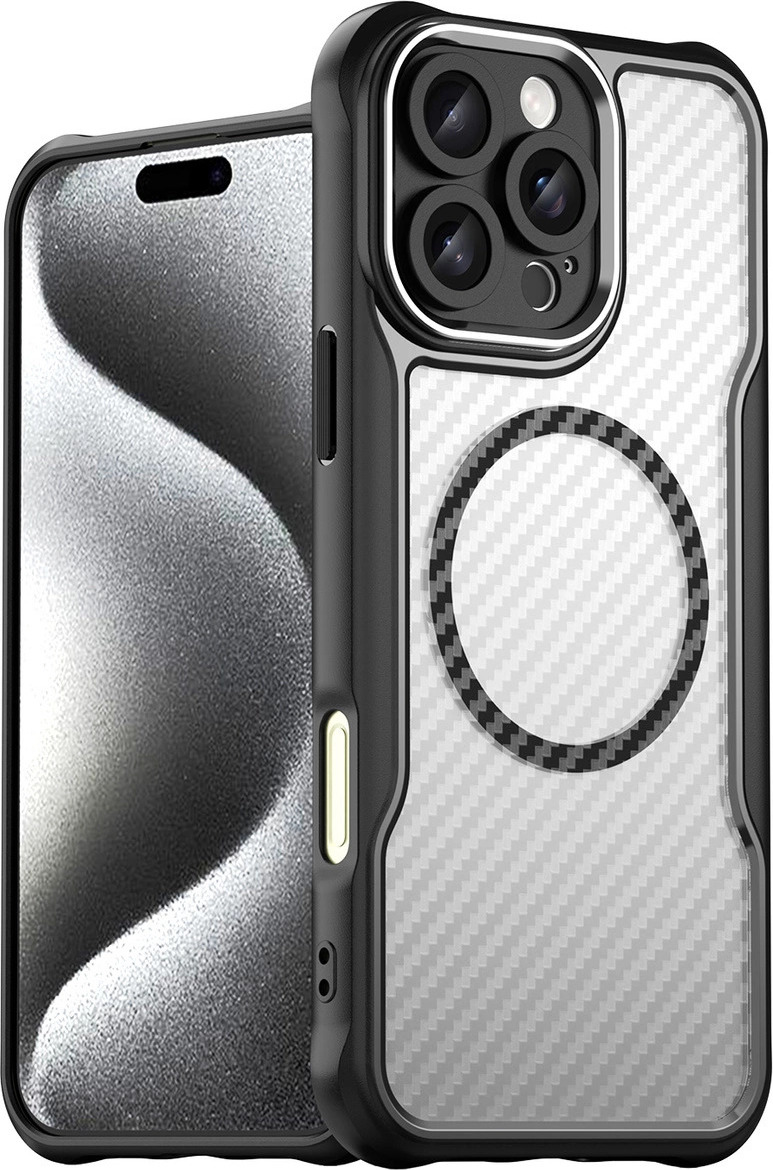 Silikonový kryt MagSafe od špičkové řady pro iPhone 16 Pro Max – černý