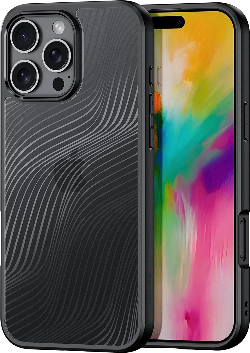 Pouzdro Dux Ducis Aimo pro iPhone 16 Pro Max – černé