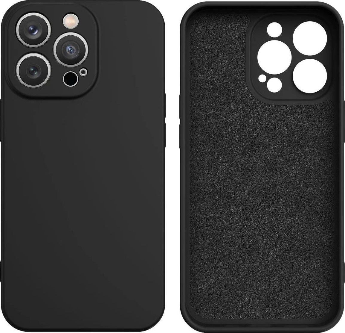 Silikonový kryt pro iPhone 16e - černý