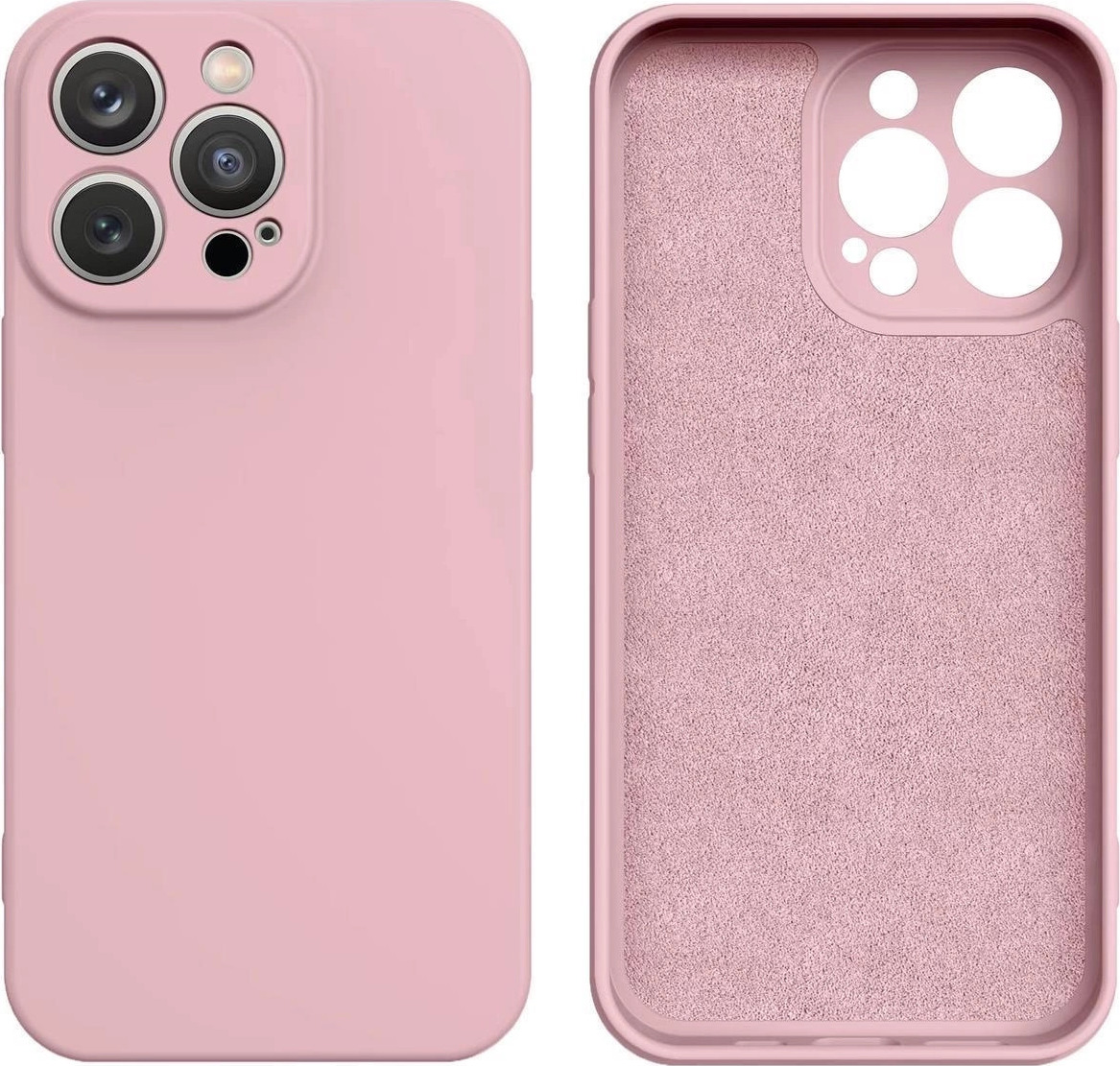 Silikonový kryt pro iPhone 16e - růžový