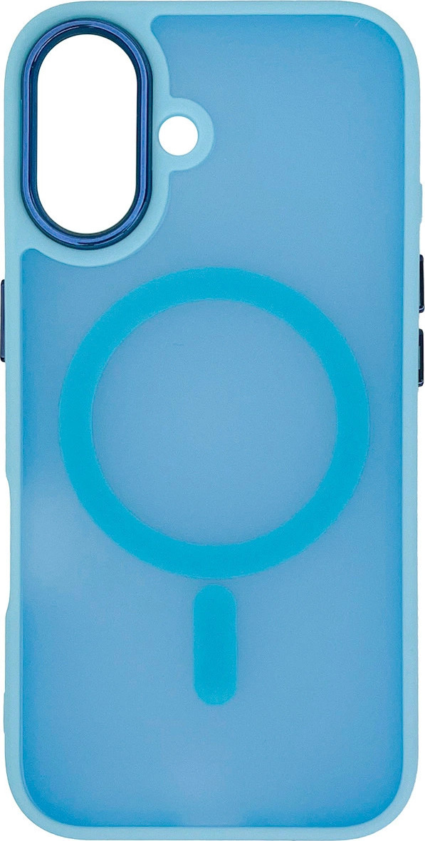 Kryt Magnetic Collection MagSafe pro iPhone 16 Plus - světle modrý