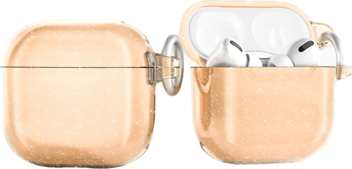 Třpytivý kryt pro AirPods 4 - zlatý