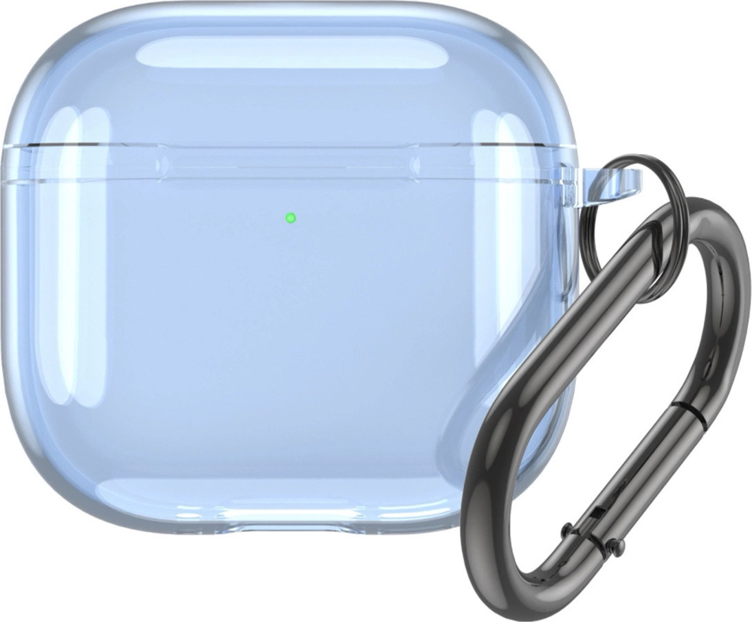 Průhledný kryt na Airpods 4 - modrý