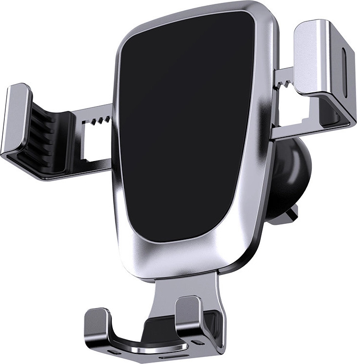 Držák do auta Gravity pro smartphone do větrací mřížky stříbrný (YC08)