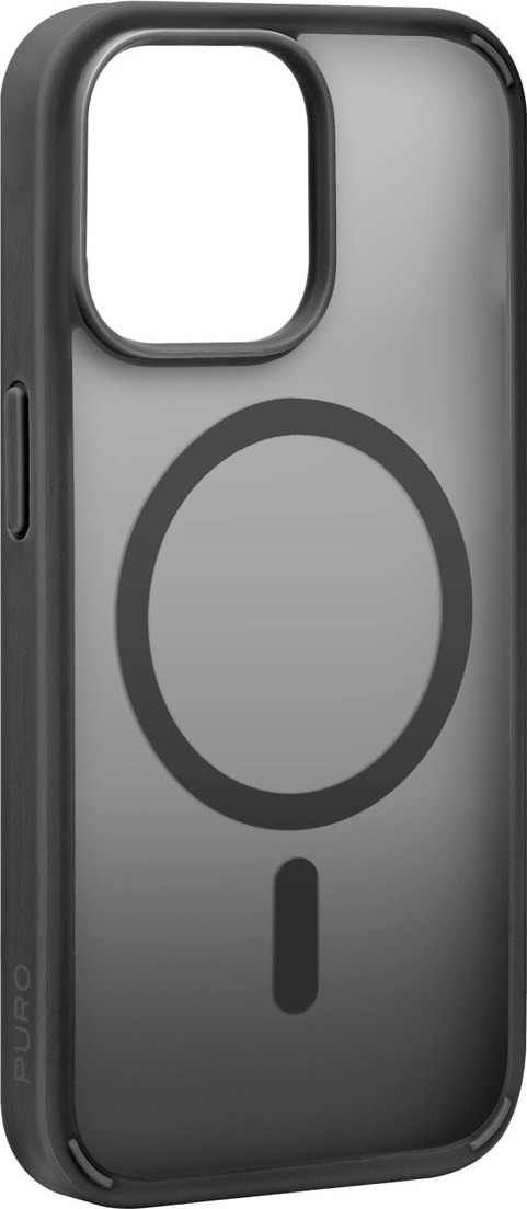 Silikonový kryt Puro Gradient MagSafe pro iPhone 15 Pro Max - černý