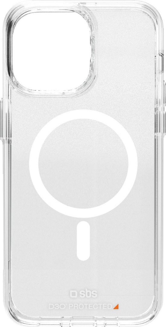 Pouzdro SBS D3O MagSafe pro iPhone 15 Pro Max – čiré