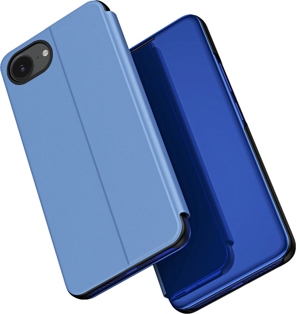 Kryt Clear View pro iPhone 16e Flip Cover - modrý