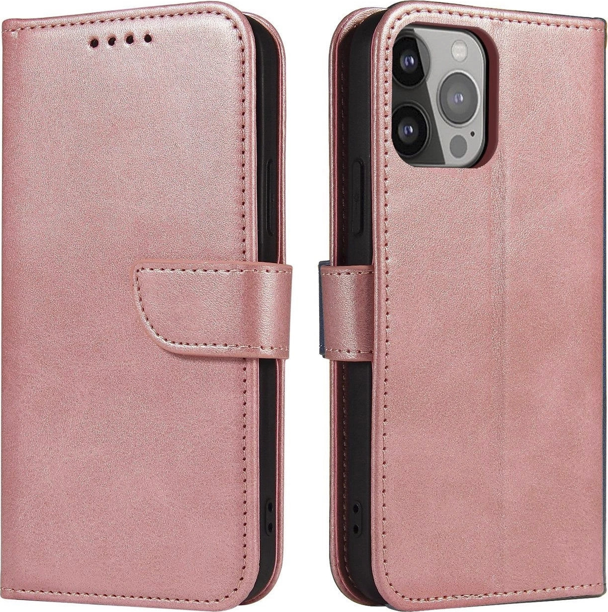 Knížkový obal pro iPhone 16e - růžový