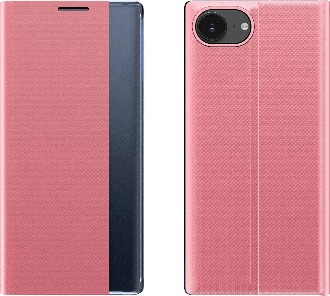New Sleep Case pro iPhone 16e se stojánkem - růžový