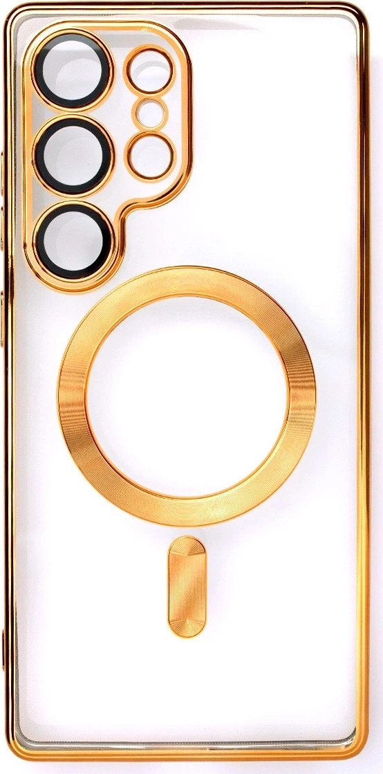 Electroplated kryt s MagSafe pro iPhone 16e - zlatý