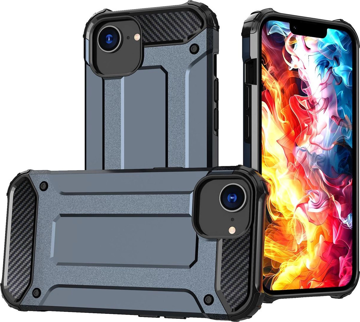 Hybrid kryt Armor pro iPhone 16e - modrý