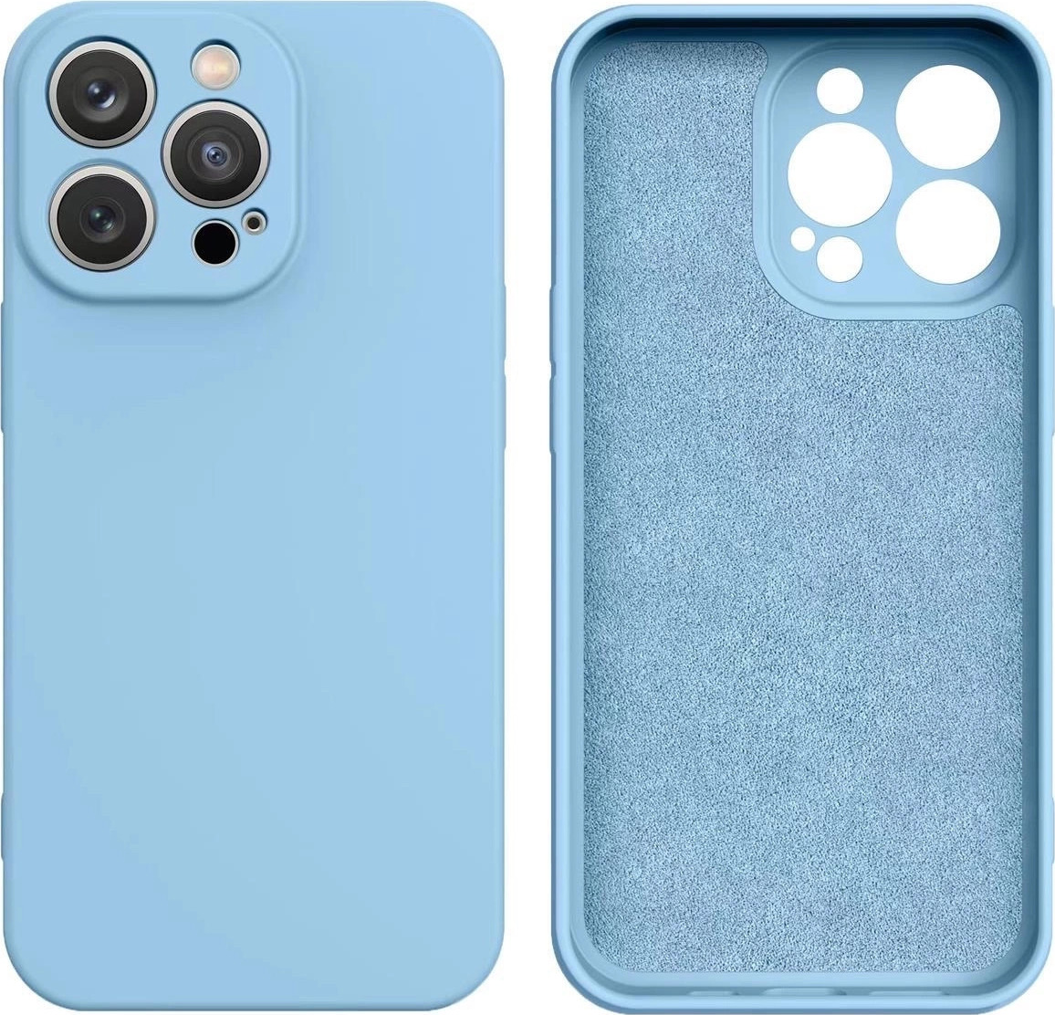Silikonový kryt pro iPhone 16e - modrý