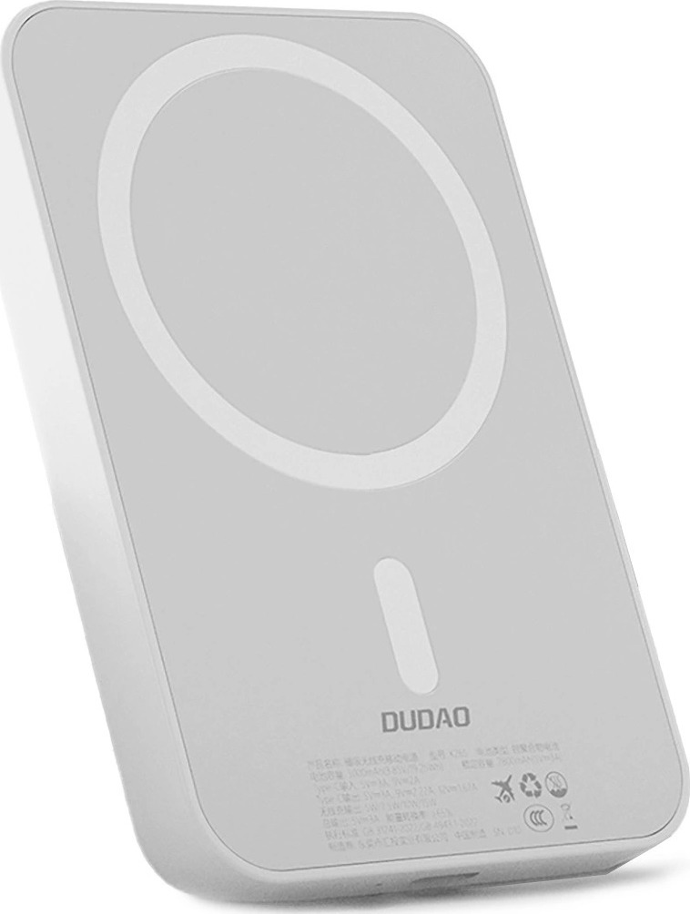 Powerbanka Dudao K26S 5000mAh 20W USB-A / USB-C / MagSafe - bílá