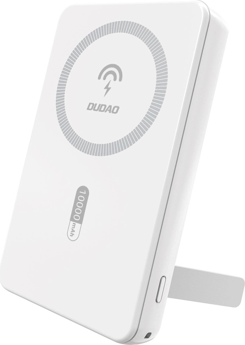 Powerbanka Dudao K14S+ 10000mAh 20W USB-A / USB-C / MagSafe se stojánkem - bílá