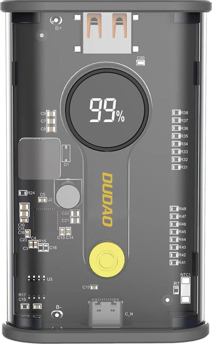 Powerbanka Dudao 20000mAh 1xUSB-A / 1xUSB-C 22,5W PD černá (K16Pro)