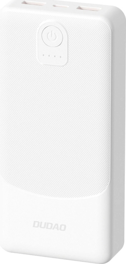 Powerbanka Dudao K10 10000mAh 2,4A 2 x USB-A - bílá