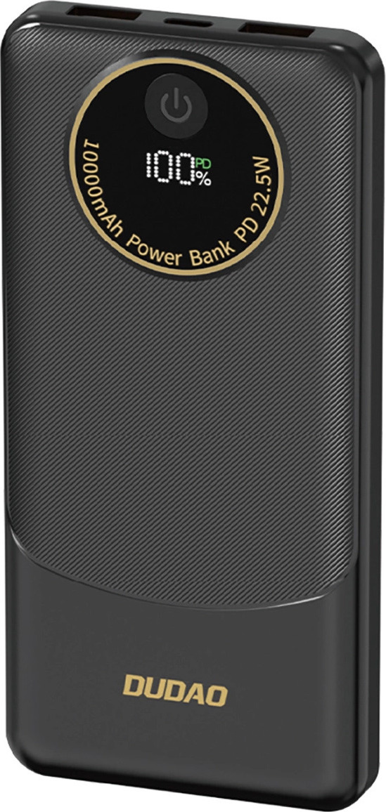 Powerbanka Dudao K12 10000mAh PD22.5W USB-A, USB-C - černá
