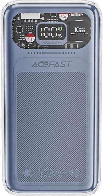 Powerbanka Acefast 10000mAh Sparkling Series s rychlým nabíjením 30W, šedá (M1)
