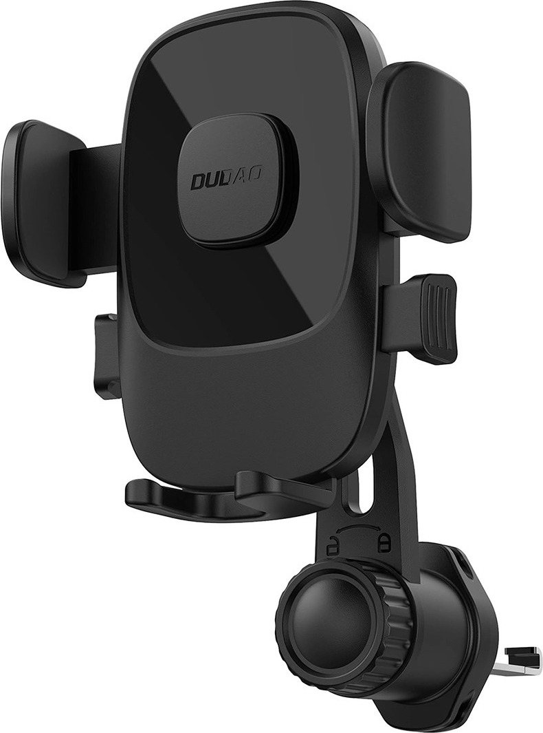 Držák smartphonu Dudao F2N do větracího otvoru s 360° záběrem - černý