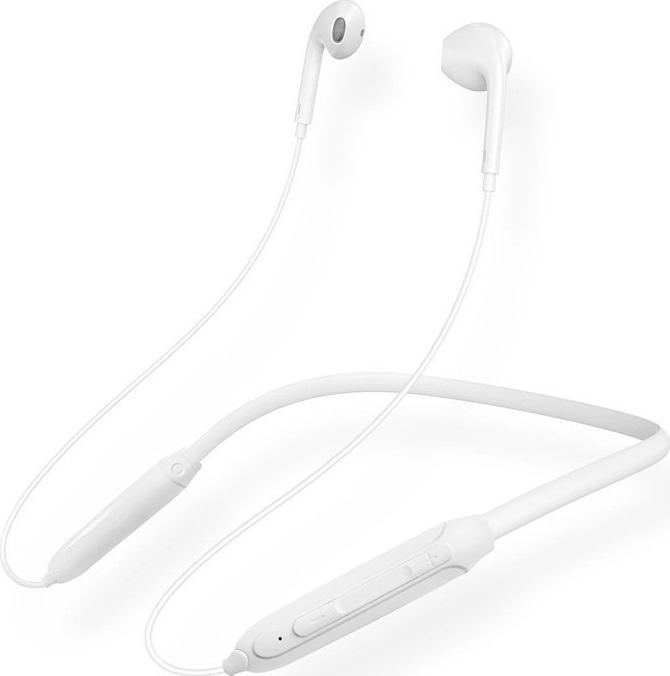 Bezdrátová Bluetooth sluchátka do uší Dudao Magnetic Suction, bílá (U5B)