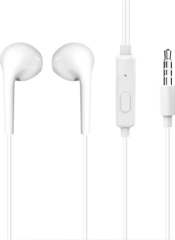 Dudao in-ear wired mini jack 3.5mm headset white (X10S white)