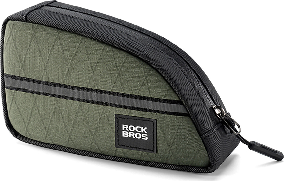 Brašna na rám kola Rockbros Triangle 0,8l - zelená