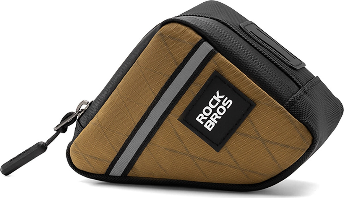 Brašna na rám kola Rockbros Triangle 0,25 l - Hnědá