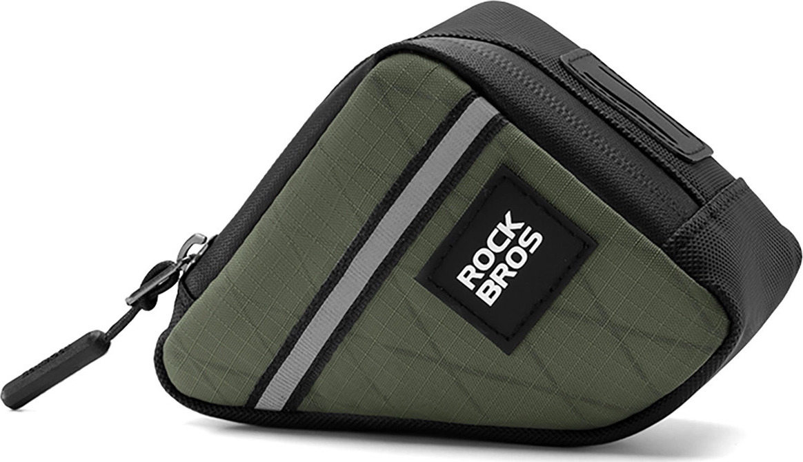 Brašna na rám kola Rockbros Triangle 0,25 l - zelená