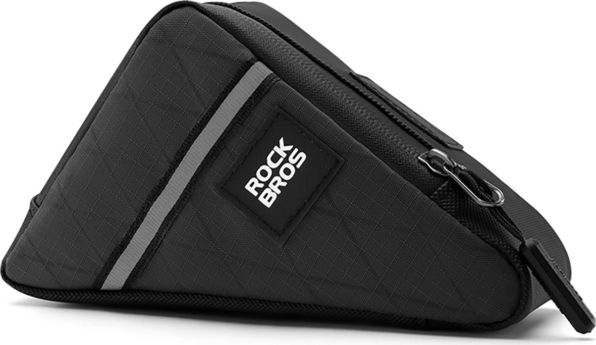 Brašna na rám kola Rockbros Triangle 0,3l - Černá